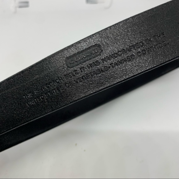 Coach unisex leather belt - Picture 2 of 3